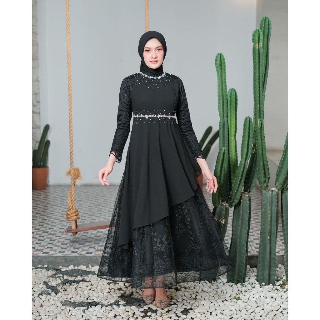 Alfazza - Dres Rena Series, Gamis Lebaran, Dres Acara, Kondangan, Wisuda, Tunangan