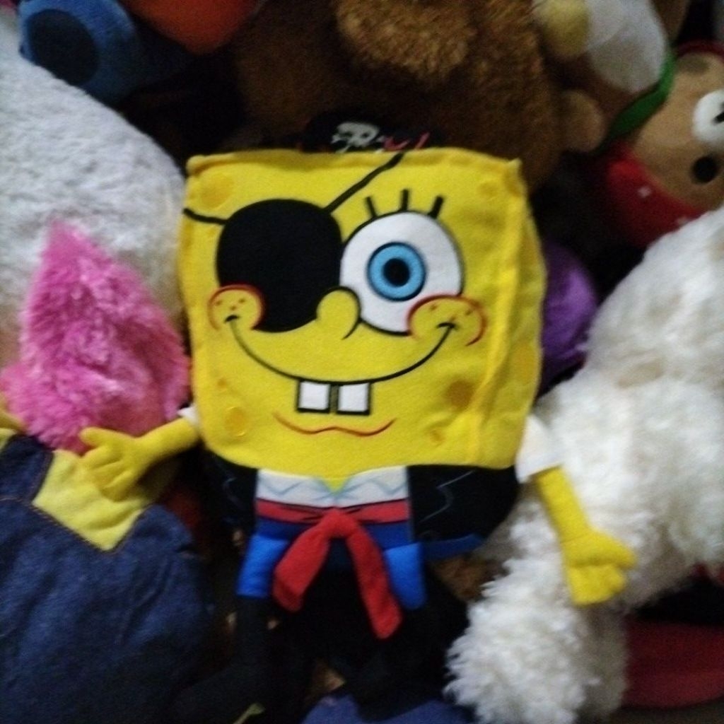 Boneka Spongebob Ori Costum Bajak Laut