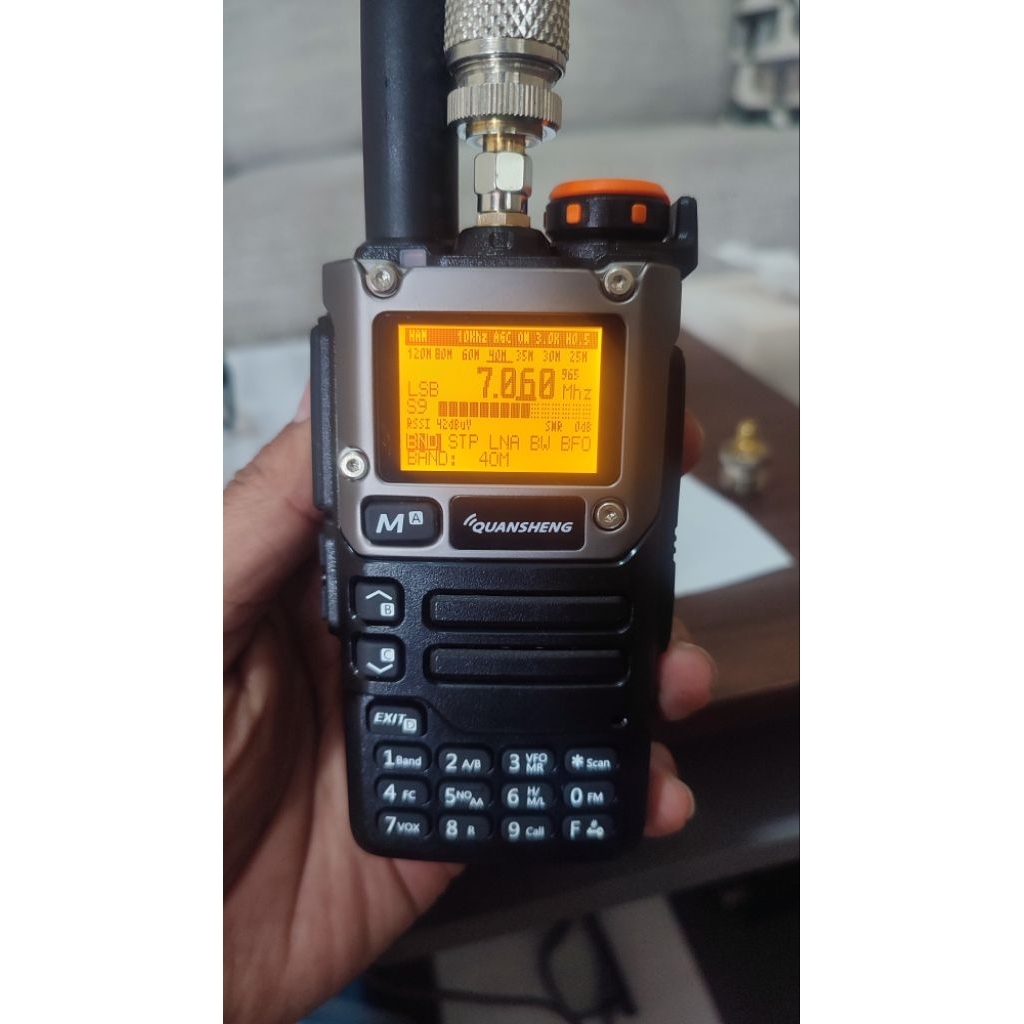 HT Quansheng uvk6 unlock HF modif modul si4732 bisa scom fc9pro