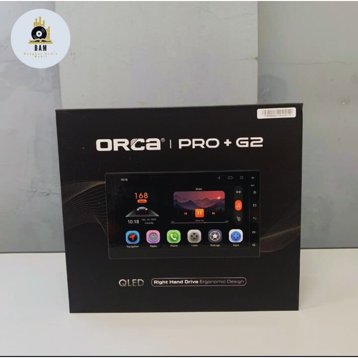 HEAD UNIT ANDROID ORCA PRO+ G2 7inch RAM 4/128GB / HEAD UNIT ORCA PRO+ G2 7inch