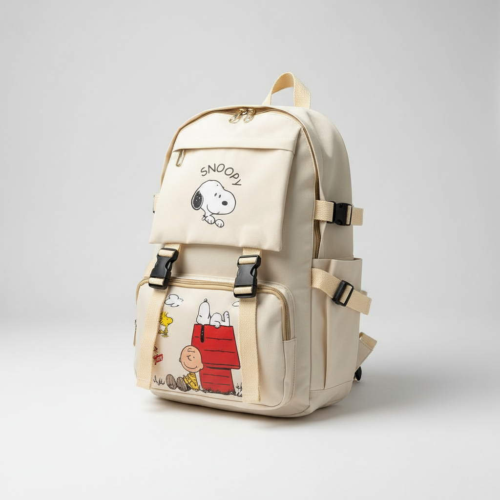 [ PROMO ] Ransel Terbaru KKarakter Snoopy Tas Punggung Sekolah Wanita