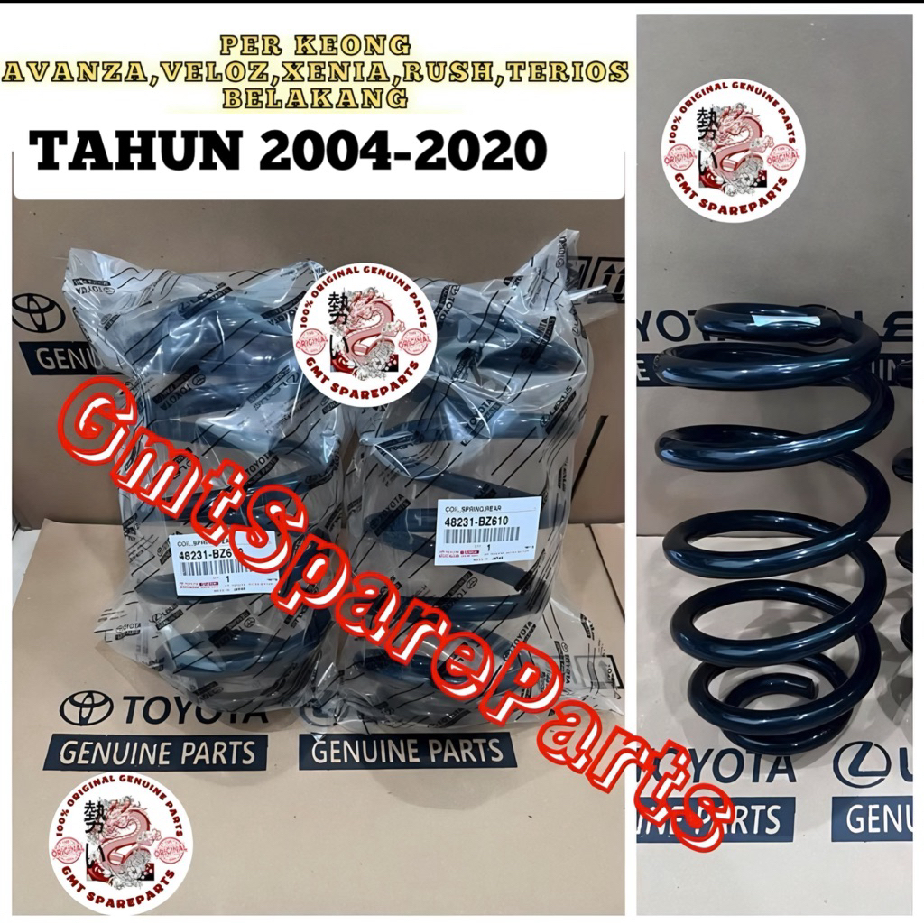 Coil spring per keong avanza,xenia,veloz belakang atau perkeong avanza xenia veloz belakang toyota o