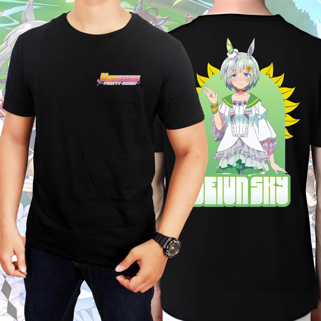baju Tshirt Game UMA MUSUME Seiun Sky  01  - Baju Wibu - Baju Otaku - Baju pria