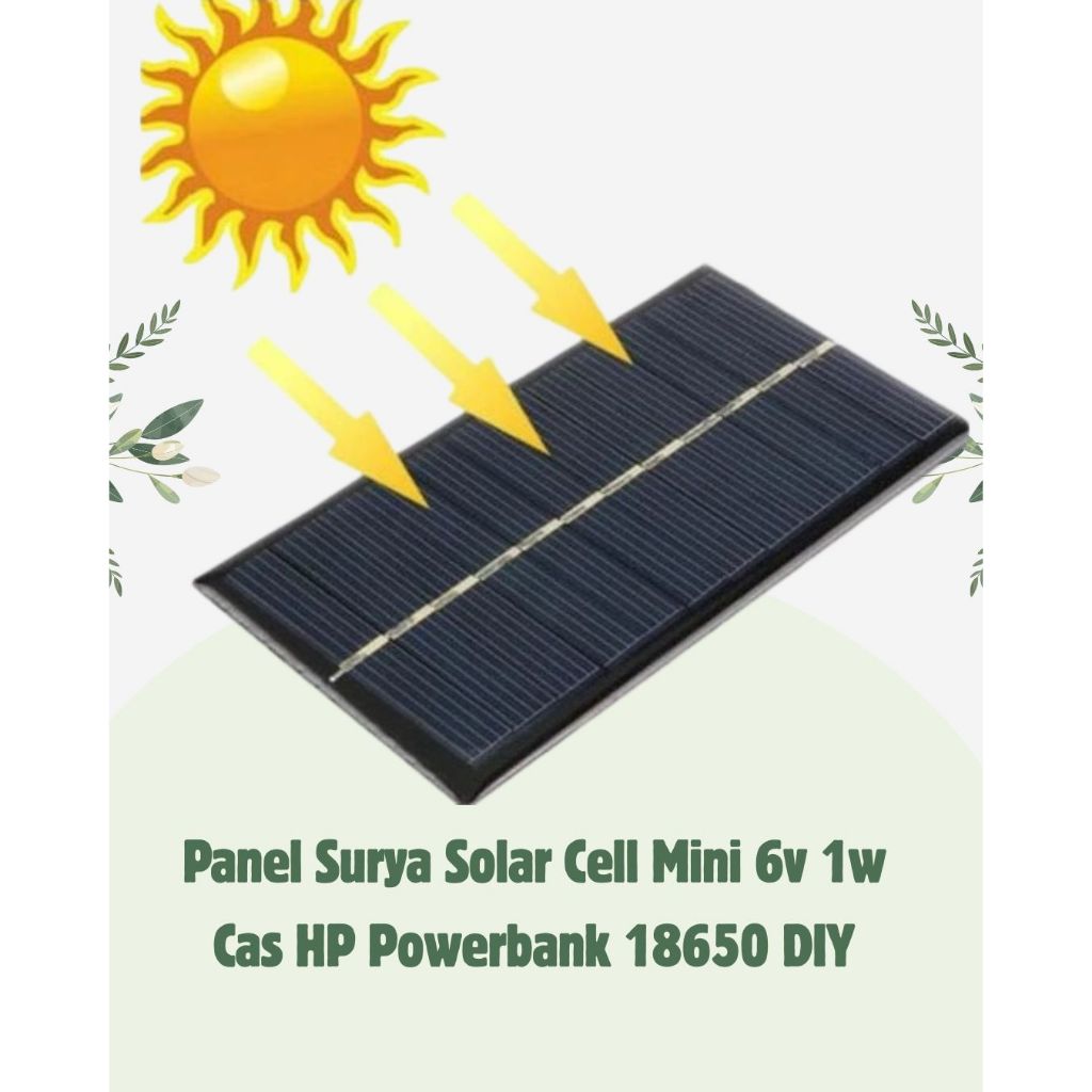 Ready Panel Surya Solar Cell Mini 6v 1w DIY