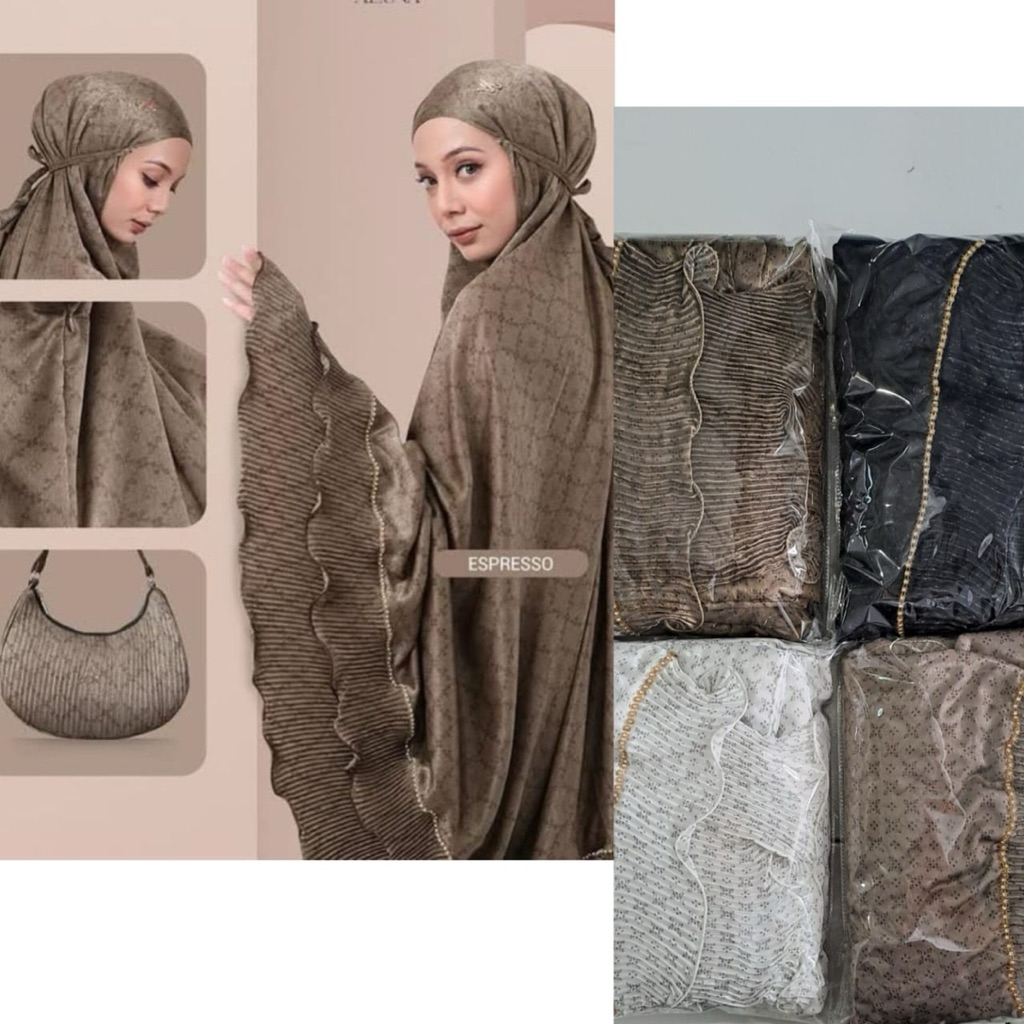 ALMECCA MUKENA DEWASA SATIN MOTIF