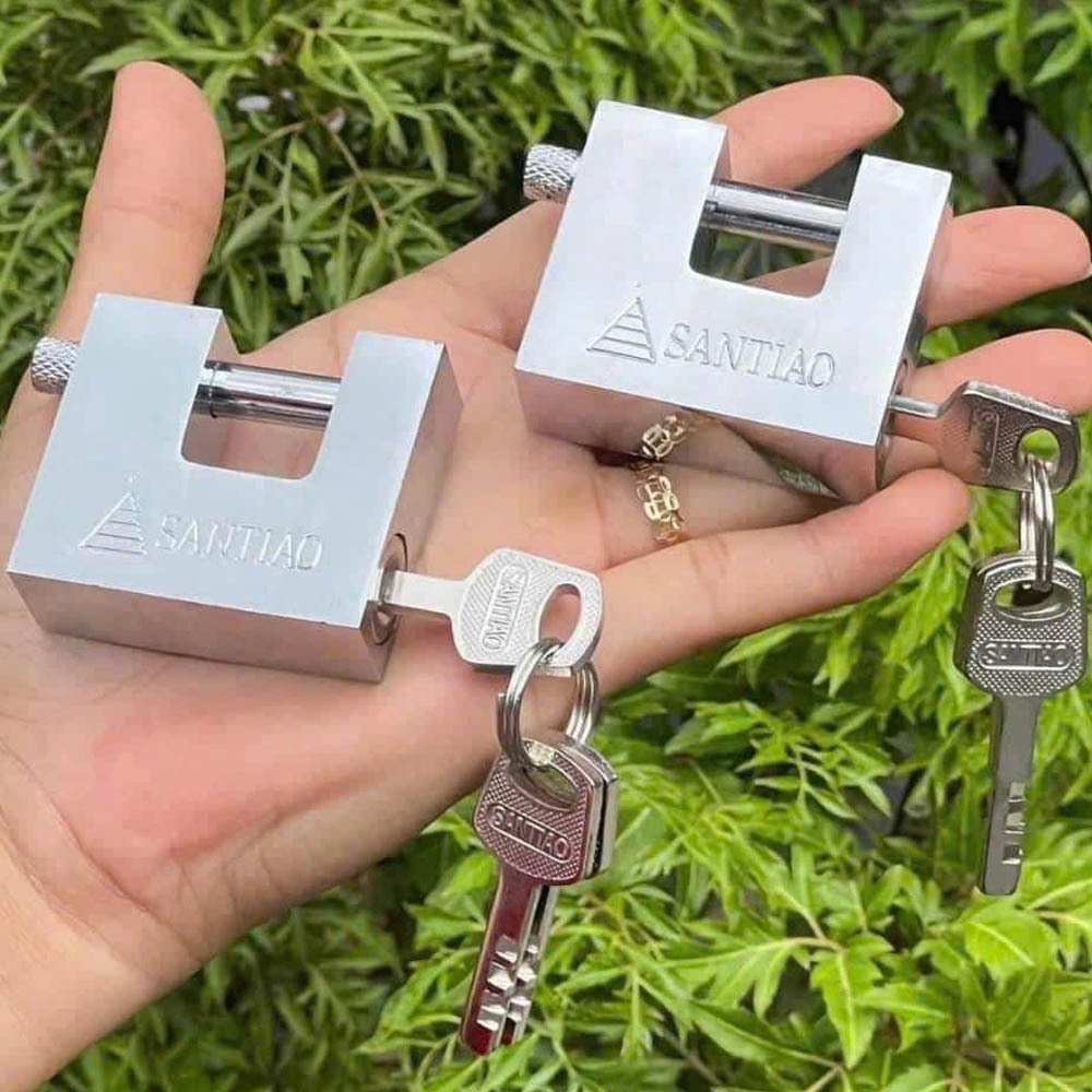 TKGR Gembok anti maling /gembok anti potong/Gembok balok kotak pintu kunci gembok panser 50MM GS50M 