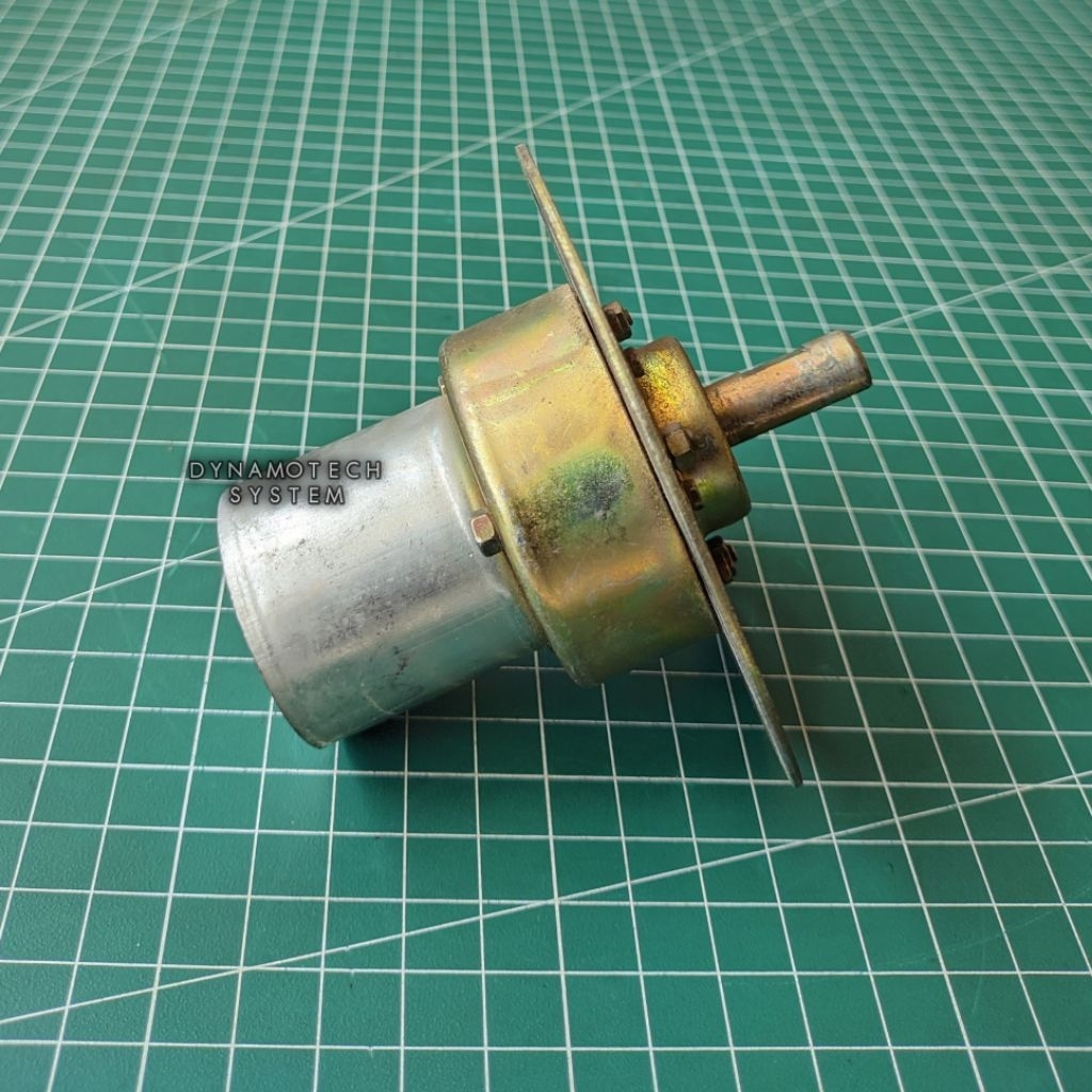 Dinamo DC Gearbox 12V - 14 RPM Torsi Kuat & Stabil - ZHENGK 38ZY13-06