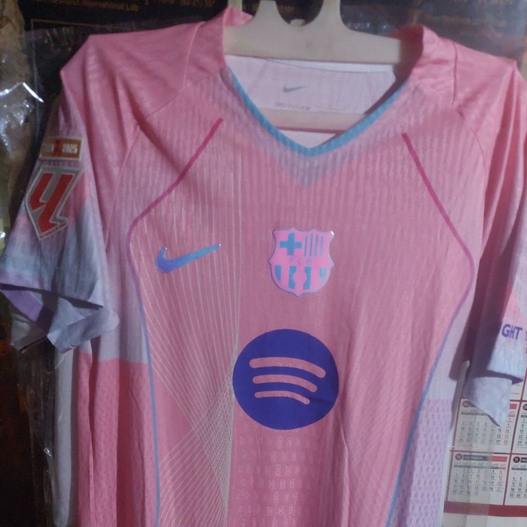 Jersey barca player issue Limitied edition