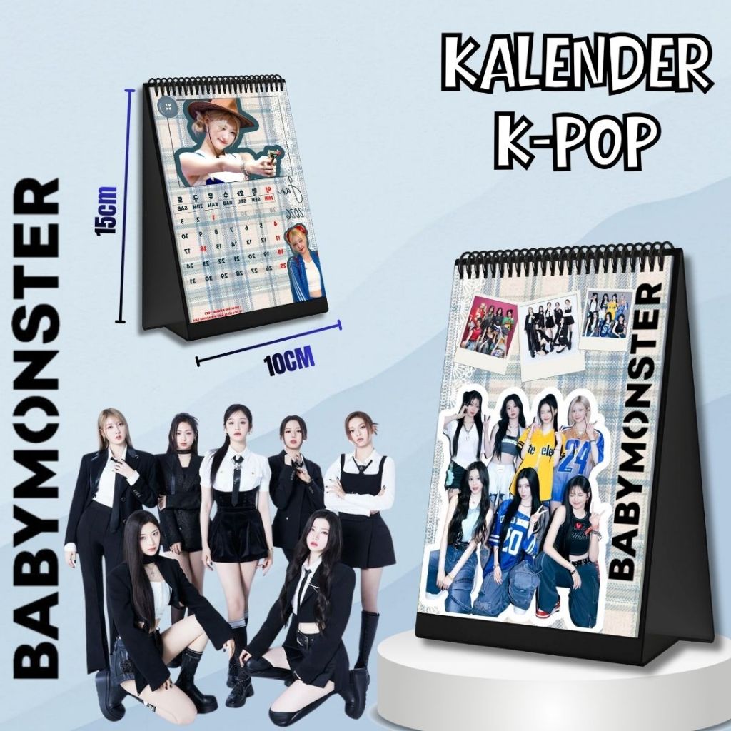 CALENDAR KPOP 2026 KALENDER BABY MONSTER KPOP 2026
