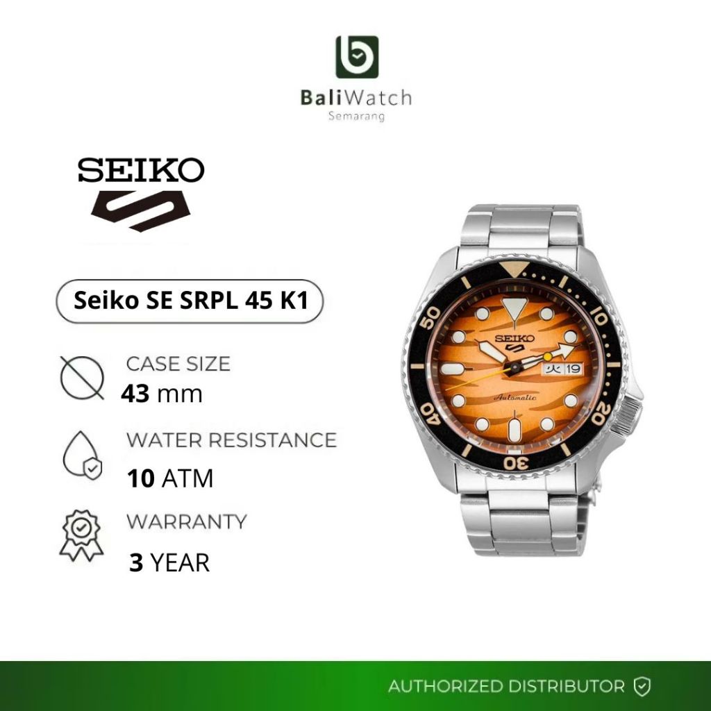 Seiko SE SRPL 45 K1  Jam Tangan Pria