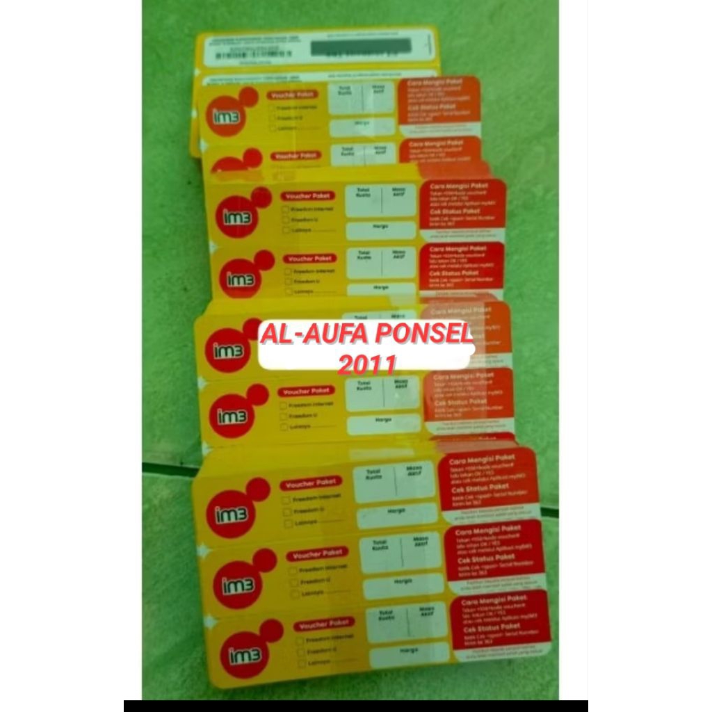 Voucher Indosat kosong 150SN