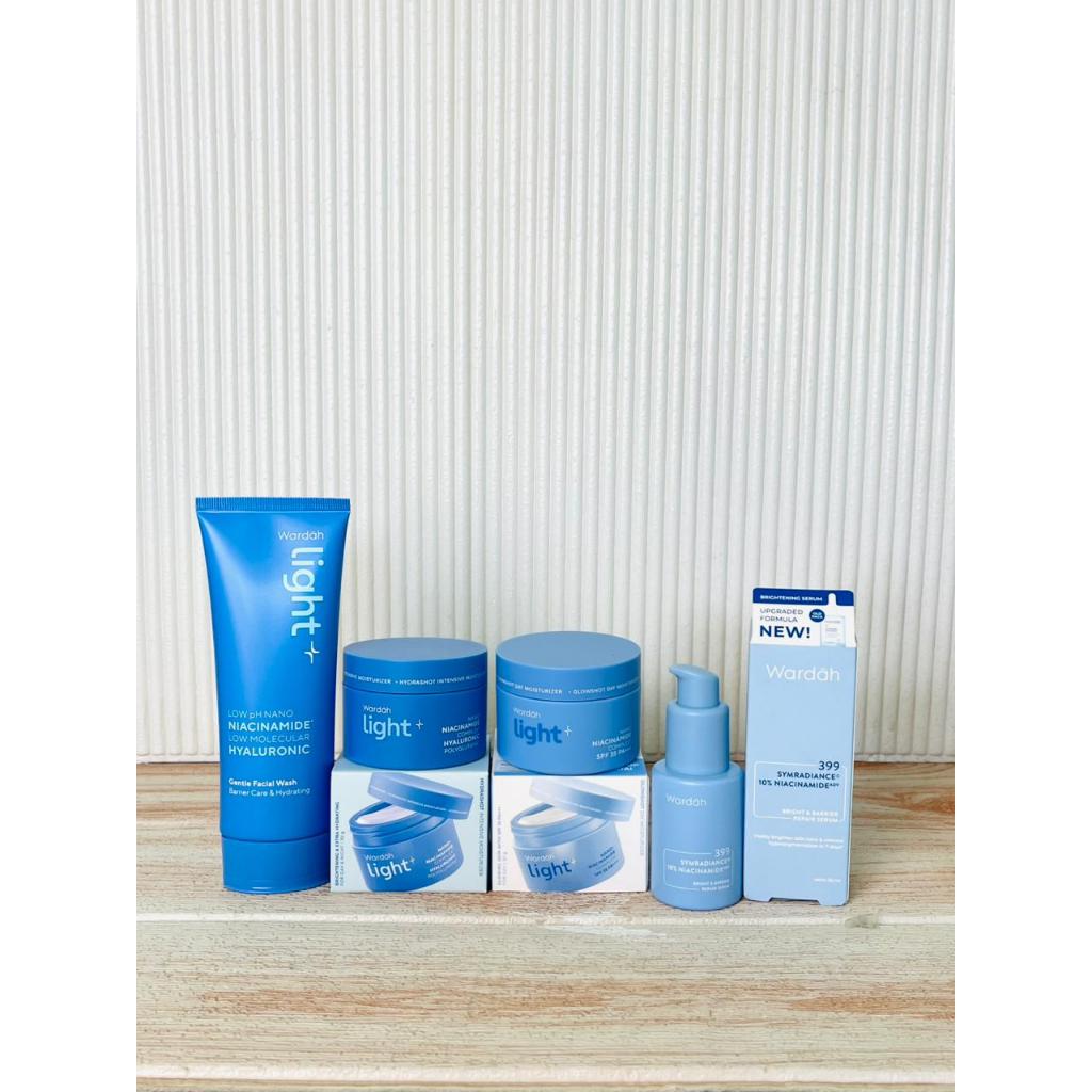 Wardah 1 paket lengkap glowing cerah 4 produk