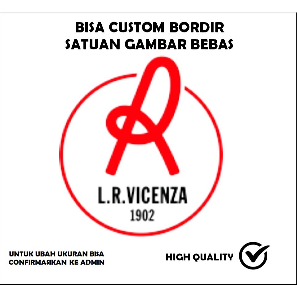 EMBLEM BORDIR PATCH LOGO CLUB BOLA TESTIMONI-IBP