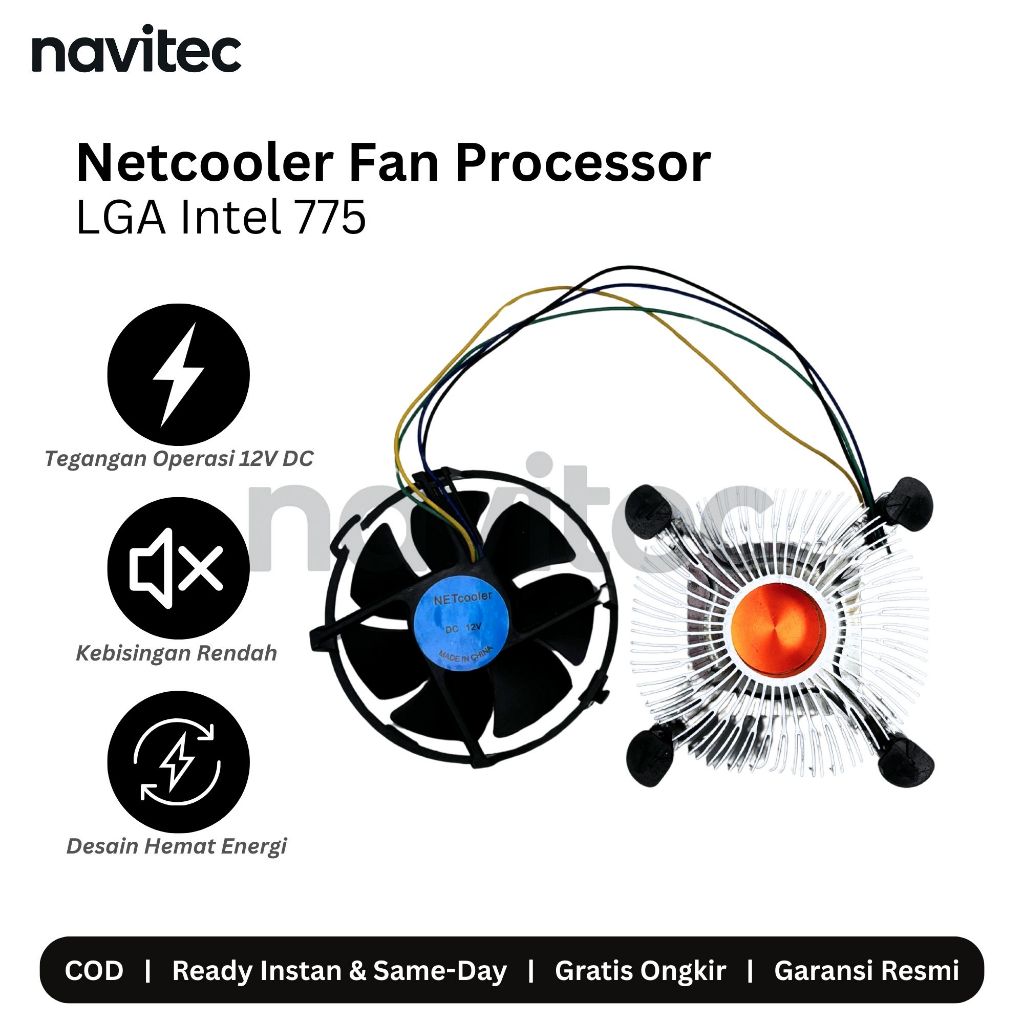 Fan Processor Netcooler CPU Cooler Intel LGA 775