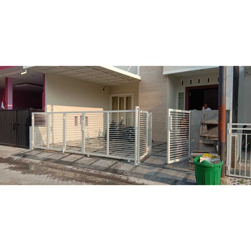 Pagar Besi Ringan Lipat Minimalis