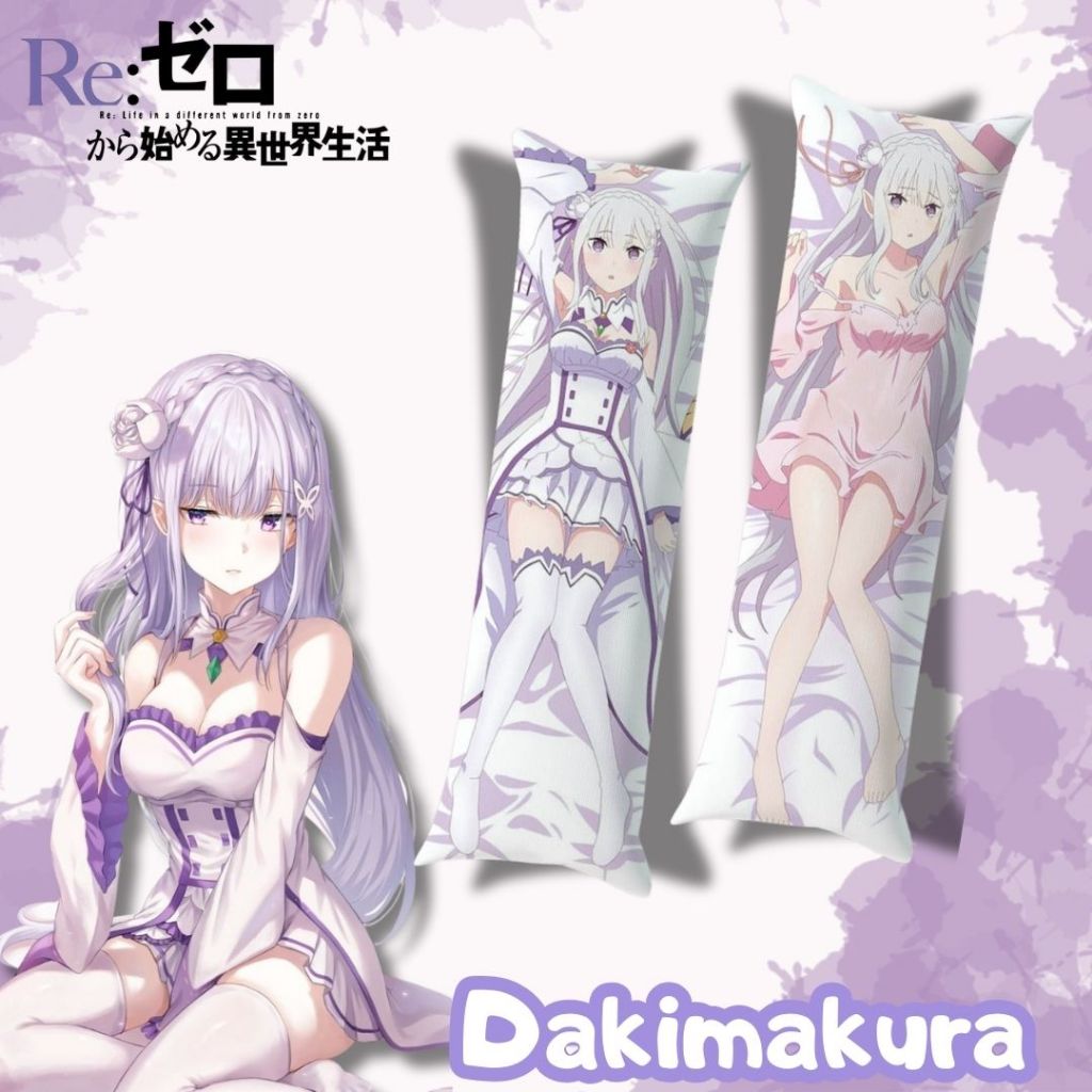 DAKIMAKURA ANIME  GULING EMILIA REZERO [ SUDAH TERMASUK ISI ]