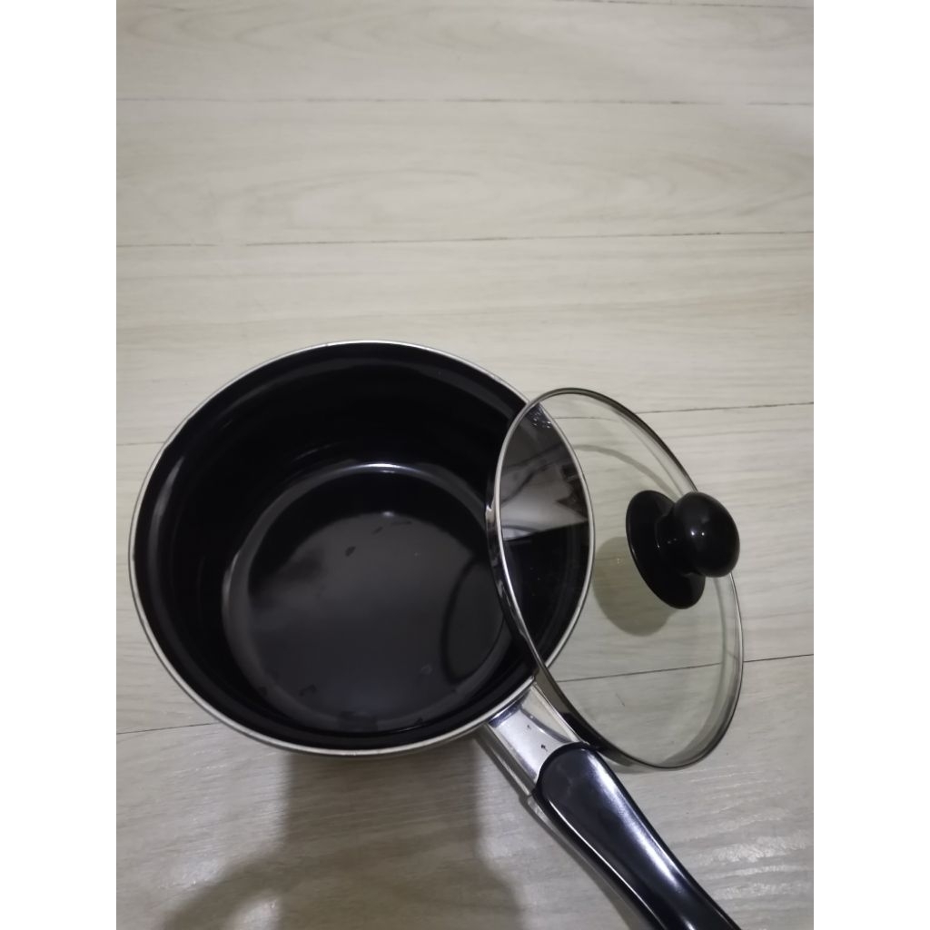 panci gagang enamel 1 set