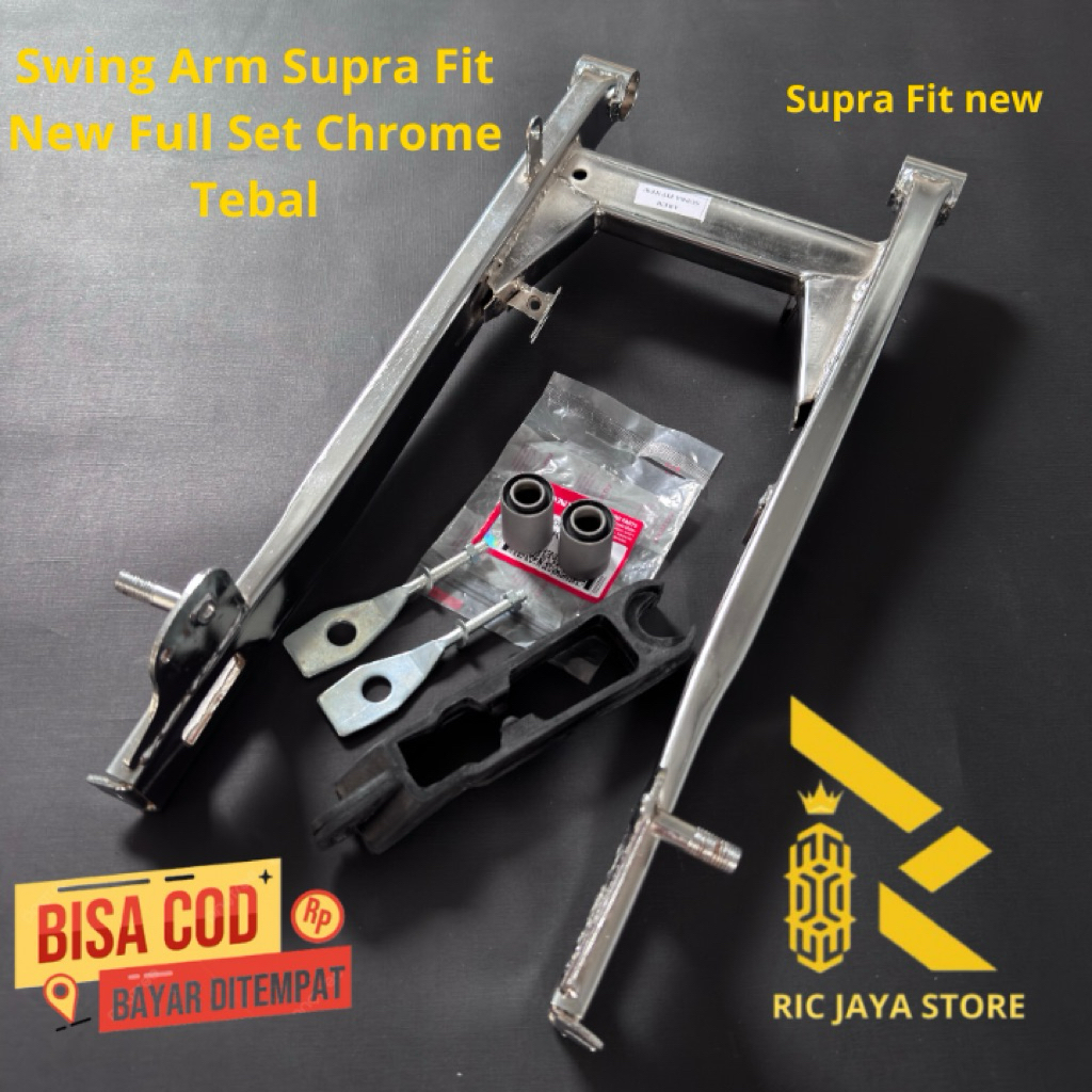 Swing Arm Supra Fit New Chrome Tebal Full Set