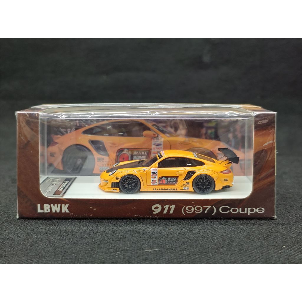 Timothy Pierre 1/64 LBWK Porsche 911 997 Coupe Gloss Orange 109/699