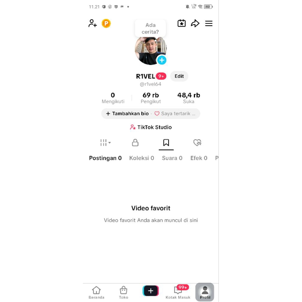 AKUN TIKTOK LIVE STREAMING