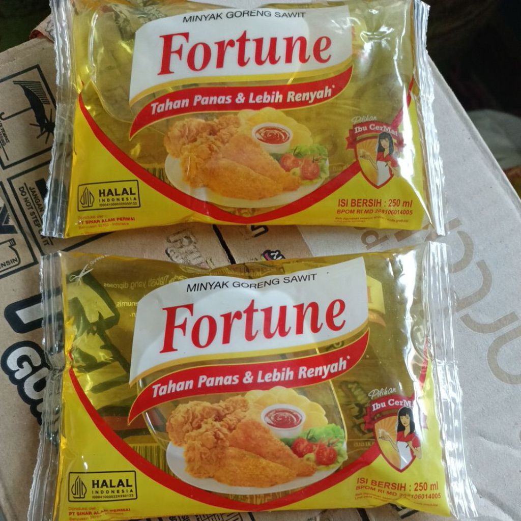 Minyak Goreng Merk Fortune 250 ml