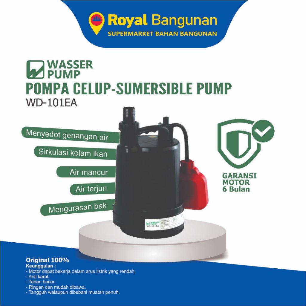 Wasser Submersible Pump Rust Proof Leak Resistant I Wasser POMPA WD-101EA POMPA CELUP
