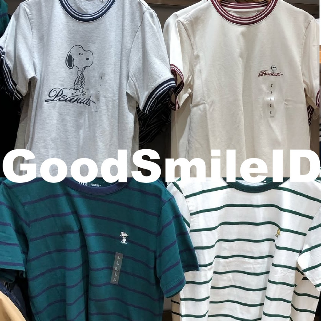 SALE Women UT x Peanuts 75th Anniversary T-SHIRT Kaos Lengan Pendek Wanita Snoopy JASTIP UNIQLO
