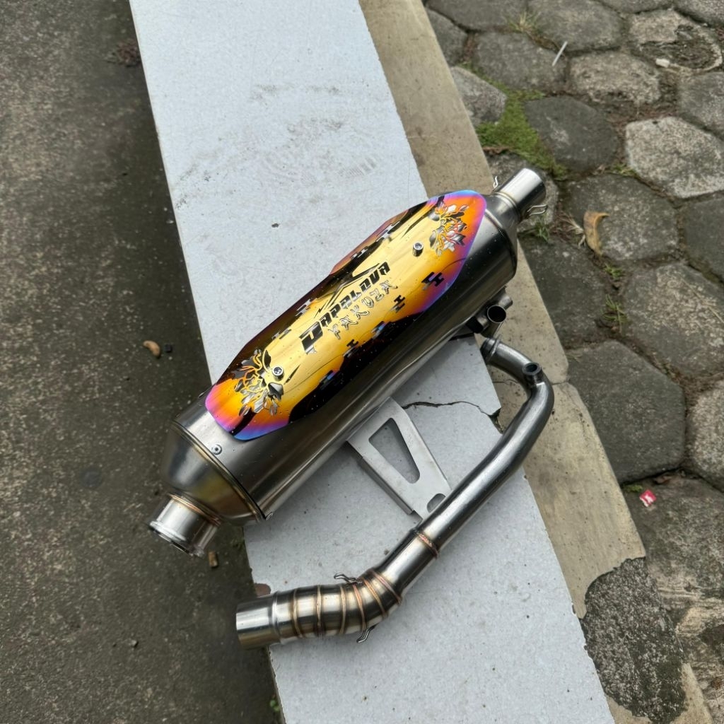 Knalpot standar racing Stylo 160 Papalova Yakuza