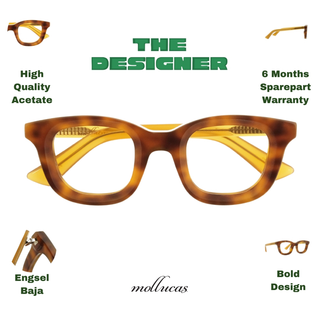 Mollucas - Mollucas The Designer - Soerabaja Turtle - Gratis Lensa Minus/Silinder Anti Radiasi - Kac