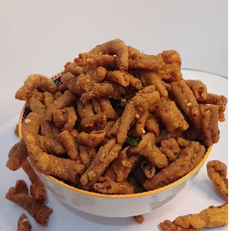 Usus Crispy Daun Jeruk Pedas / Usus Crispy Original