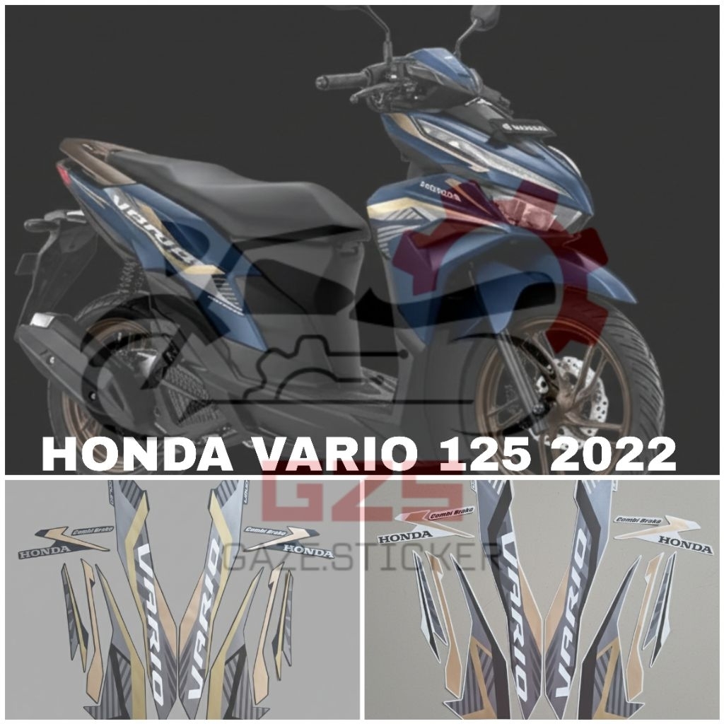 STICKER STRIPING MOTOR HONDA VARIO 125 2022