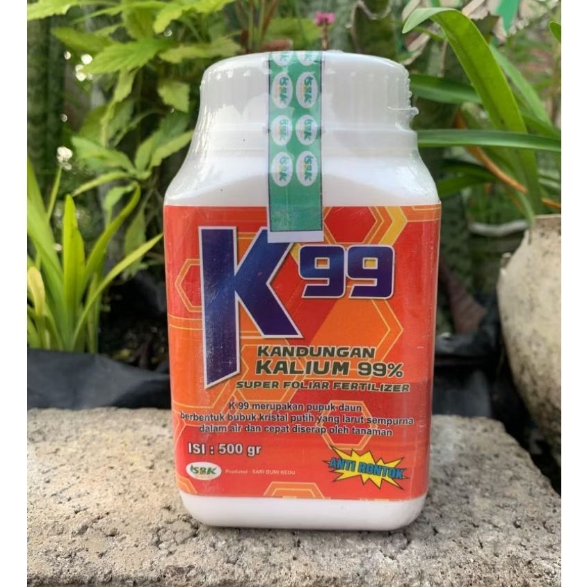 Pembesar buah dan biji bijian K99 Kalium Phospat Perangsang/Pembesar Umbi dan Buah (Kalium 99%) 500G