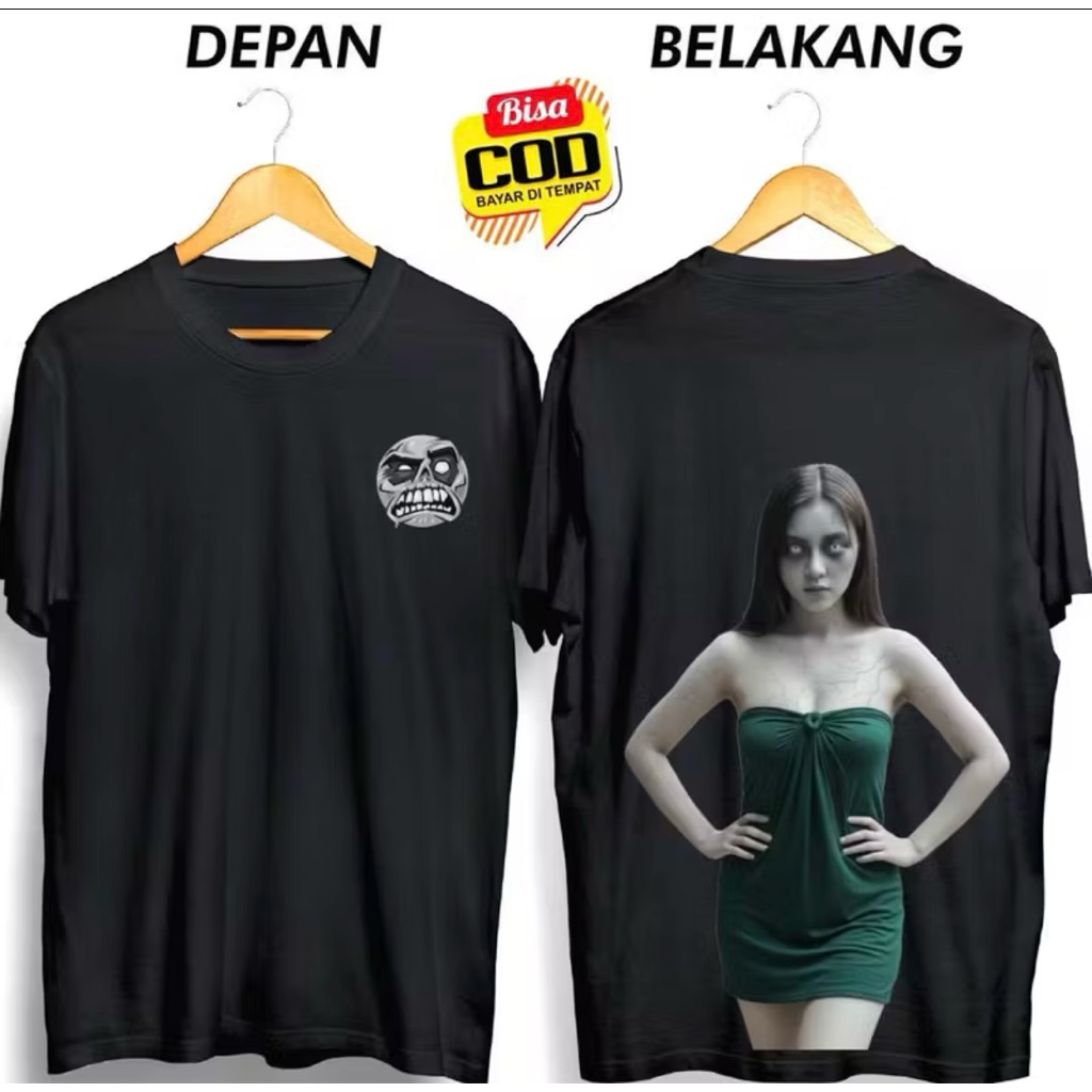 KAOS DISTRO PRIA HANTU KUNTILANAK SEKSI