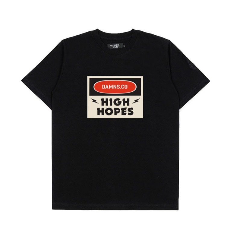 Monday mood and Highs hoppes - T-Shirt short kaos lengan pendek pria by Damns.co