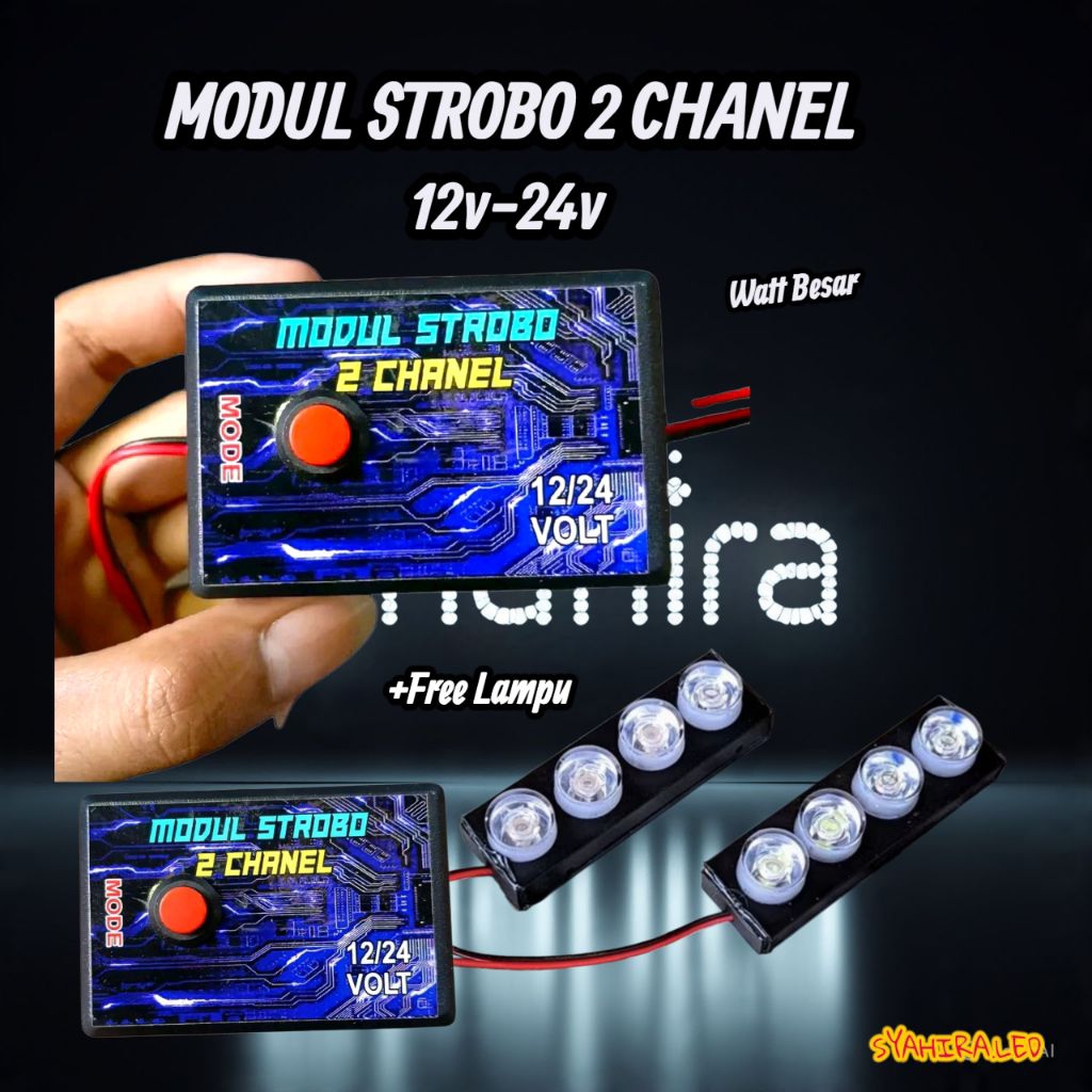 Modul STB 2 Channel Otomatis & Manual Cocok Untuk Mobil & Motor 12v 24v DC