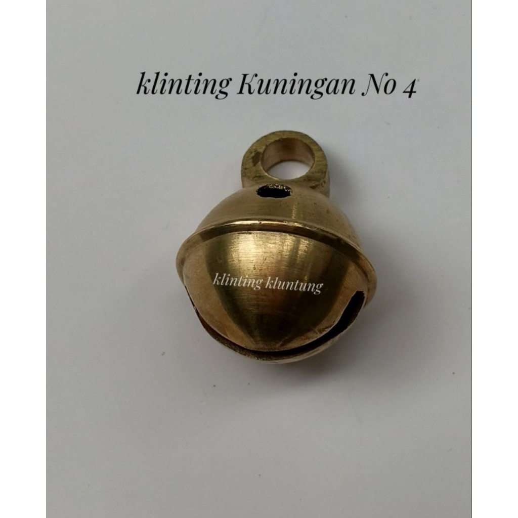 kelinting kuningan No 4 klinting kerincingan kerincing