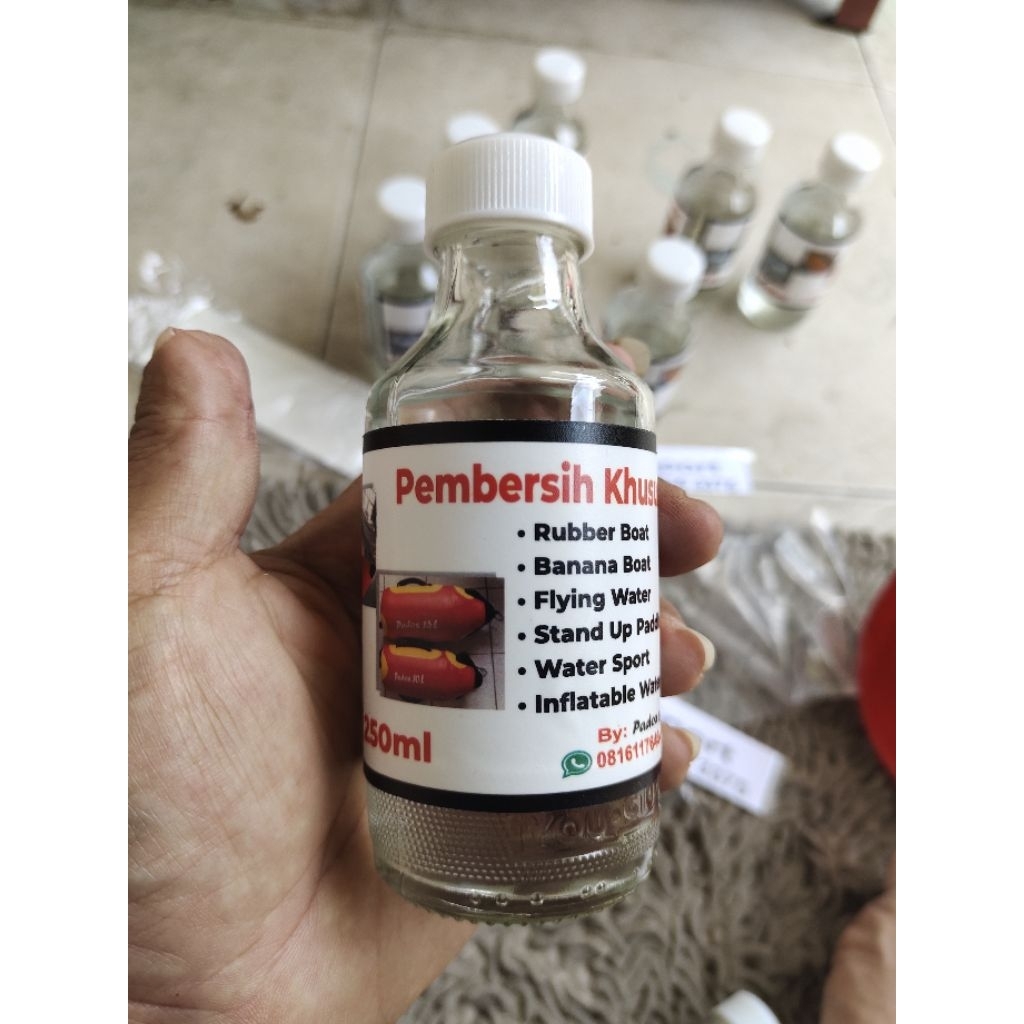 padox pembersih lem rubber boat 100ml remover glue PVC pembersih bekas lem perahu karet sup kayak IN