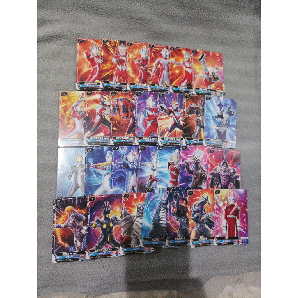 Kayou ultraman card mixed lot 27 cards