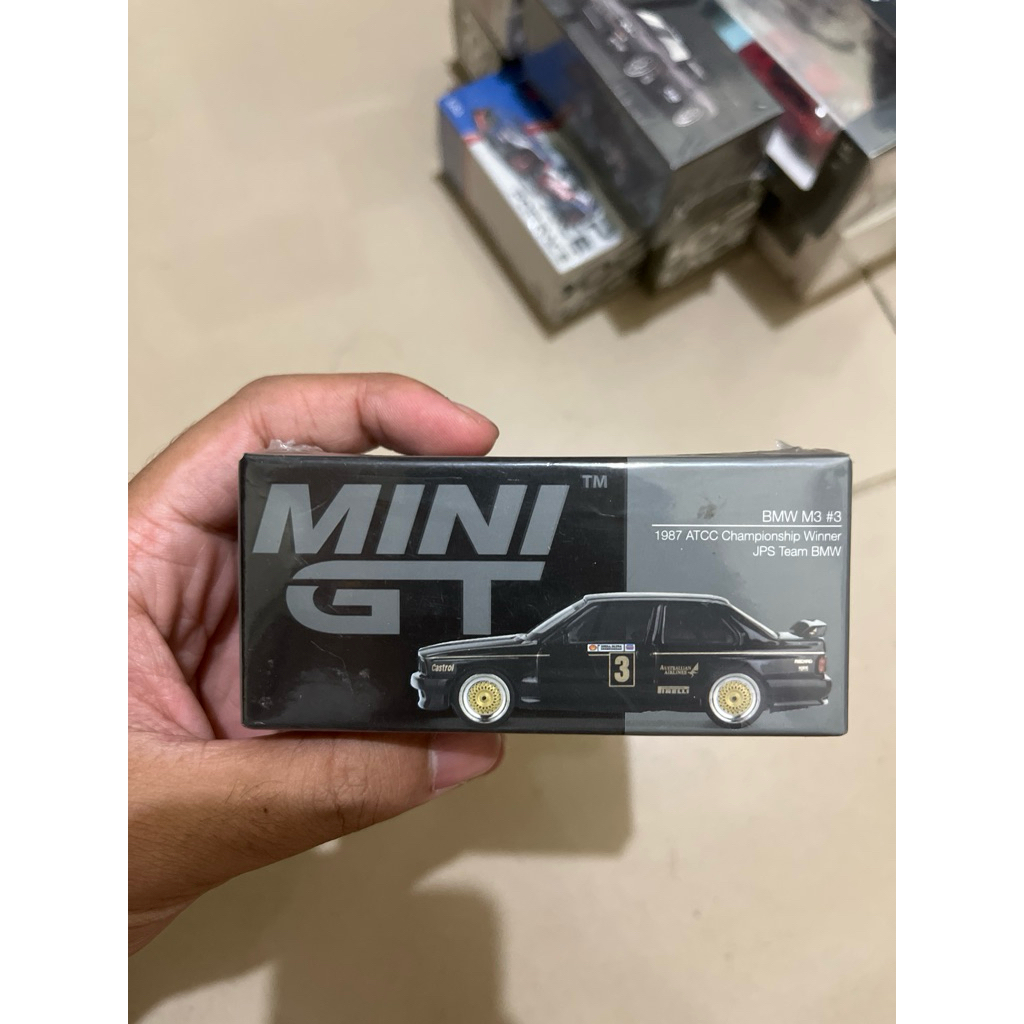 Mini GT BMW M3 1987 ATCC Championship Winner JPS Team BMW