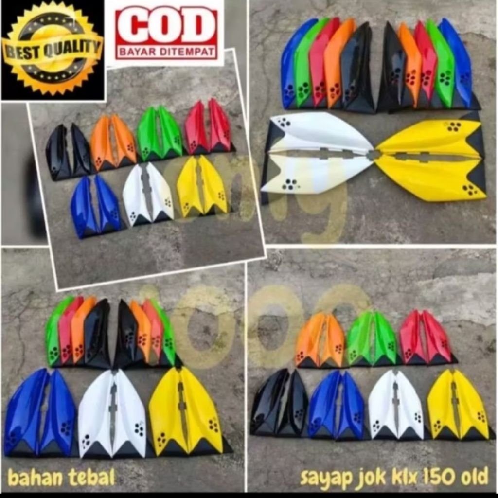 SAYAP JOK KLX 150 OLD SIDE PANEL KLX 150 OLD COVER BODY KLX150 OLD SAYAP SAMPING KLX 150 OLD TRAIL S