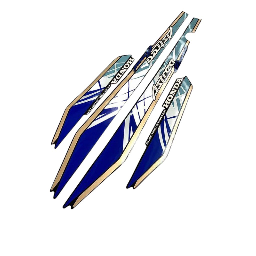 striping honda astrea grand biru putih