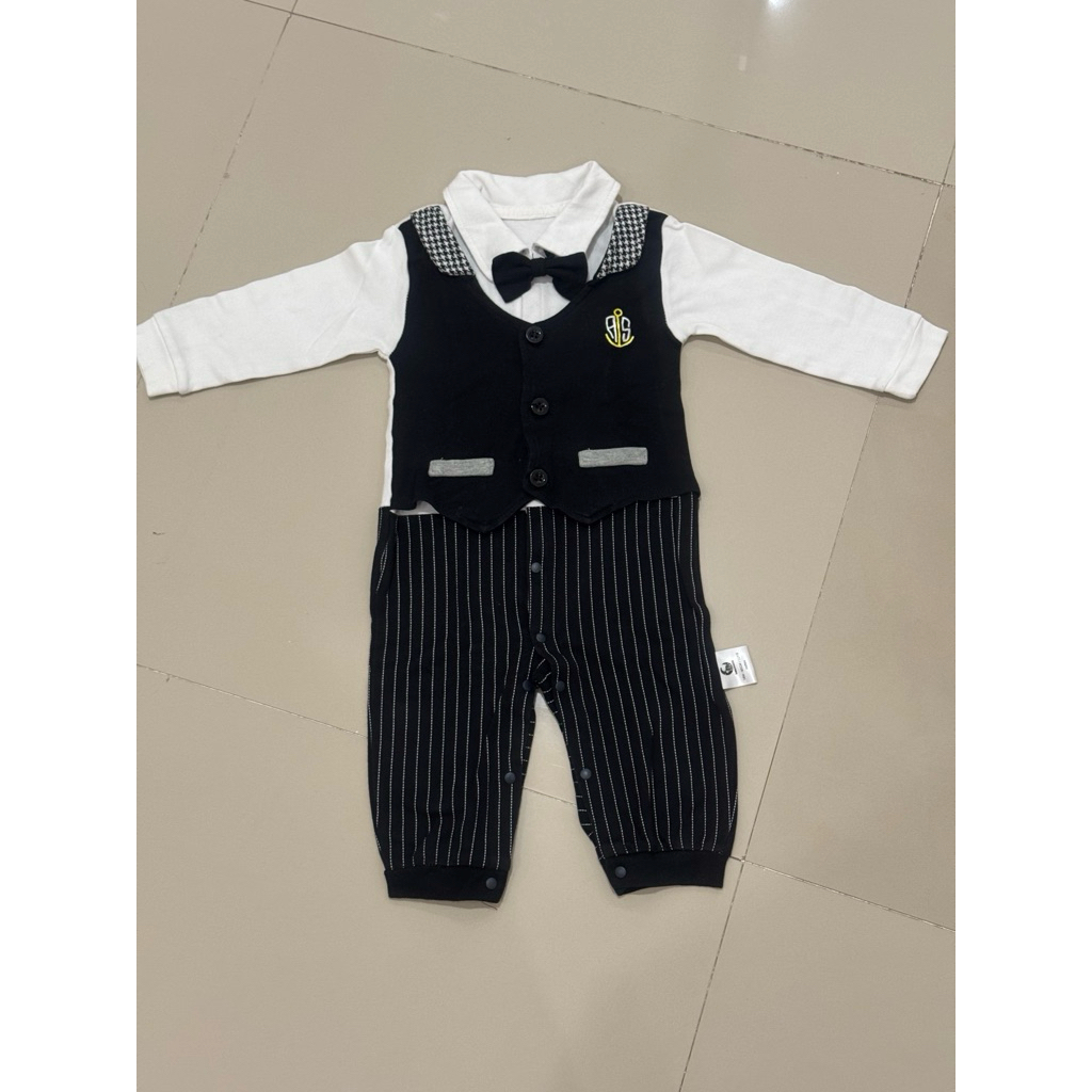 Preloved baju anak laki laki jumper romper tuxedo premium