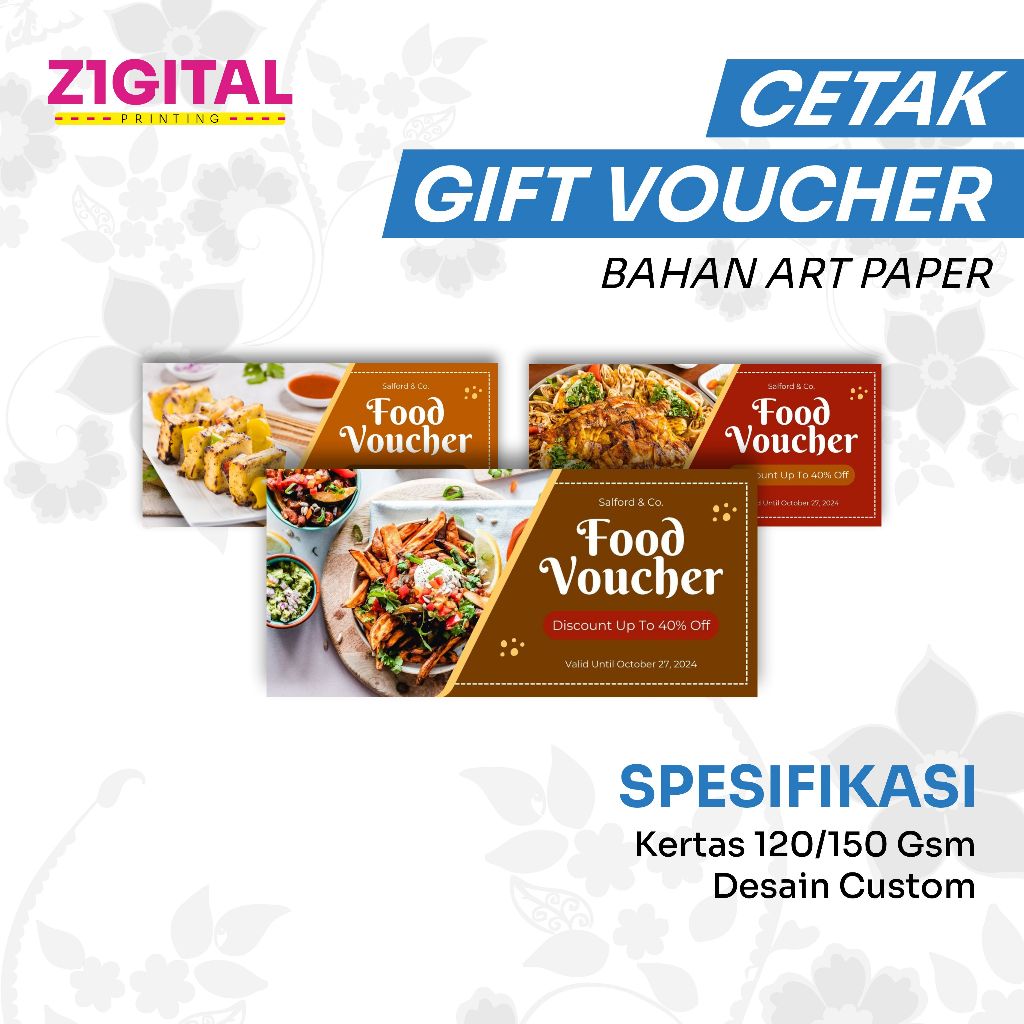 CETAK KUPON BAHAN ART PAPER