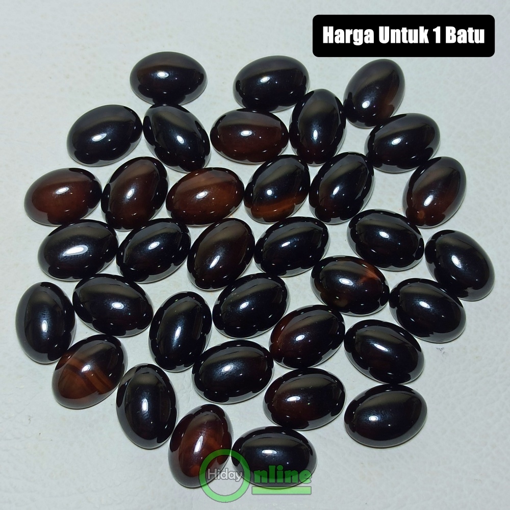 NATURAL AKIK SULAIMAN YAMAN WULUNG HITAM LEBIH PEKAT