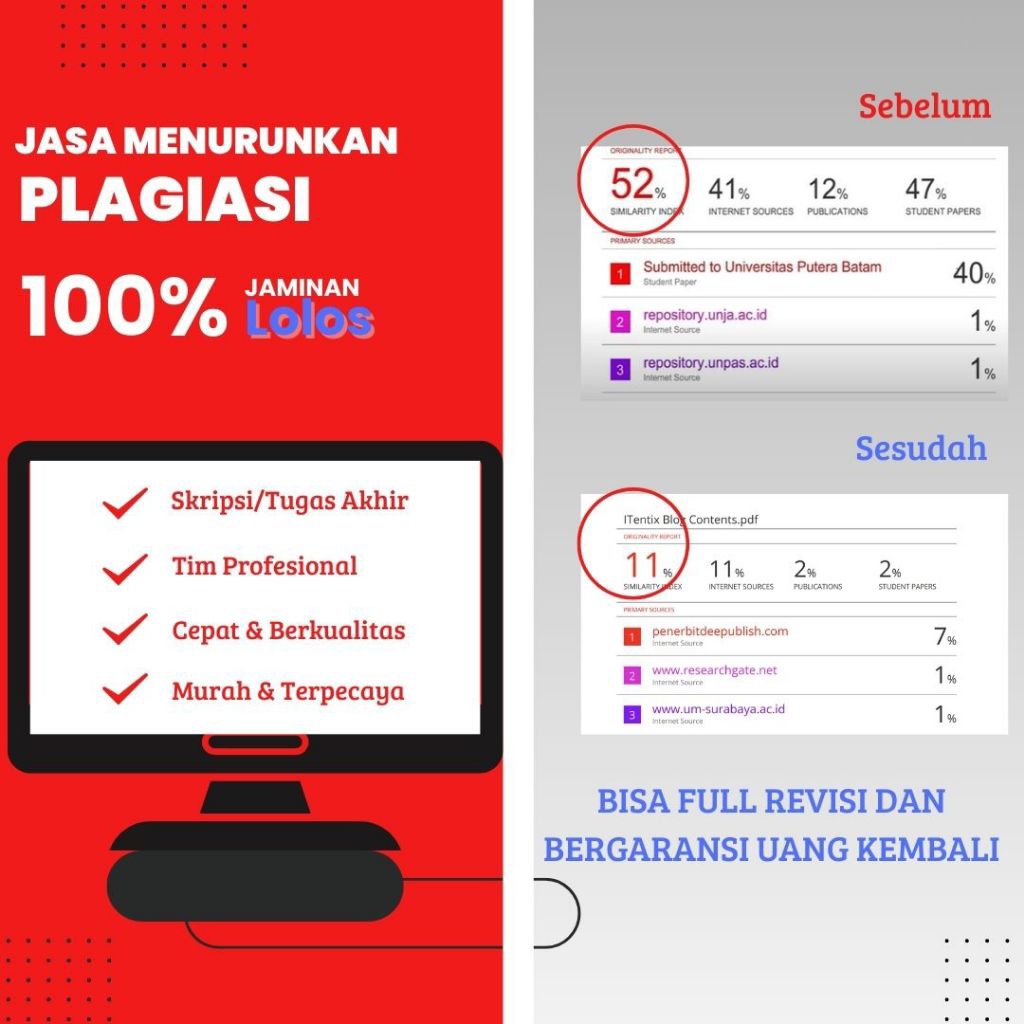 Jasa Menurunkan Plagiasi