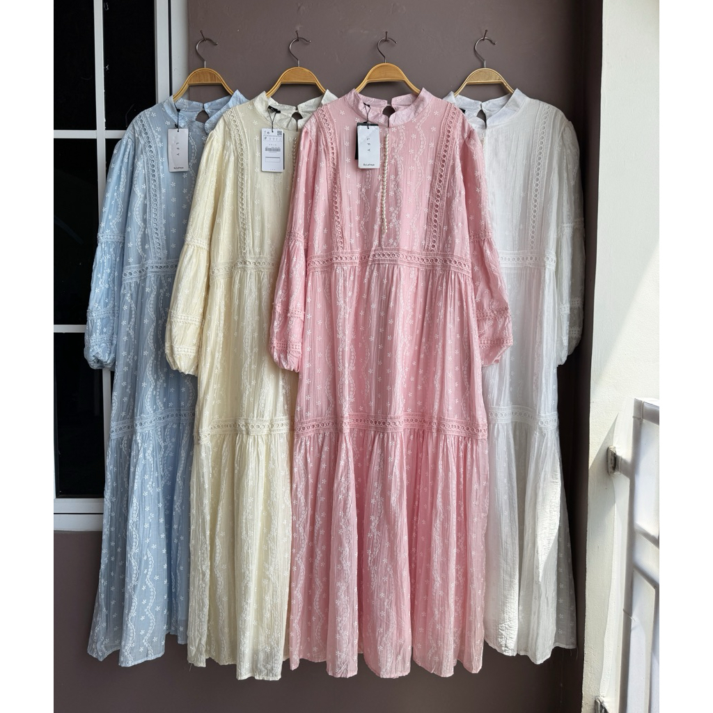 gamis dita, dress lfy, gamis lafreya, dress premium, gamis mewah, dress bangkok, gamis bkk, dress pe