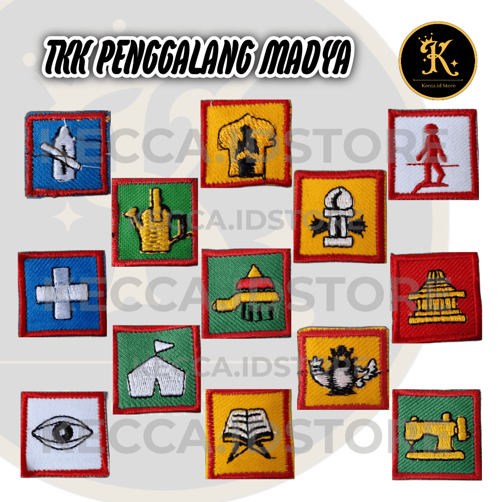 Atribut Pramuka TANDA KECAKAPAN KHUSUS SKK - TKK PENGGALANG MADYA / TKK Madya Penggalang