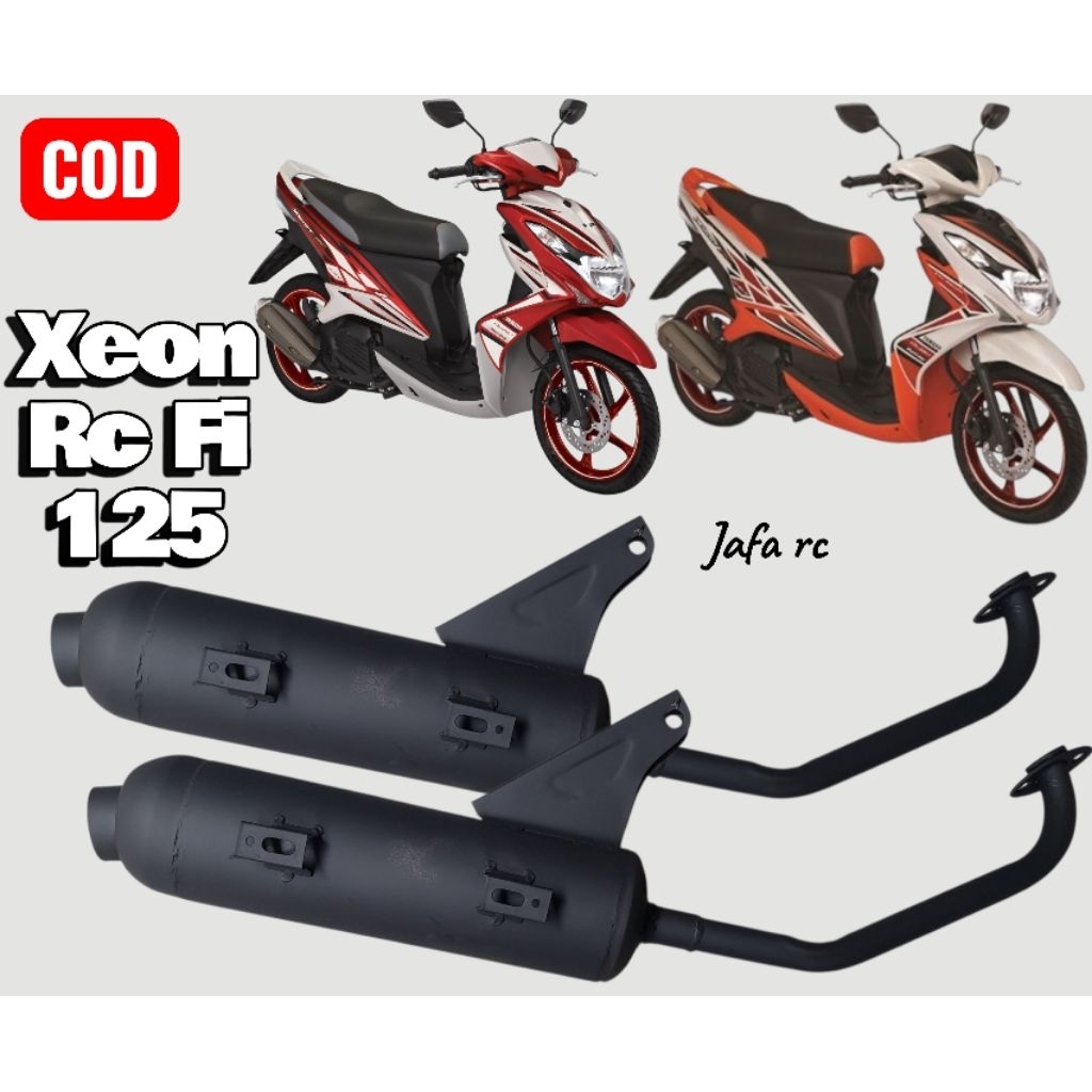 Knalpot Standar Variasi Xeon Rc Injeksi / Xeon Gt injeksi / Xeon Rc Karbu | Suara Halus