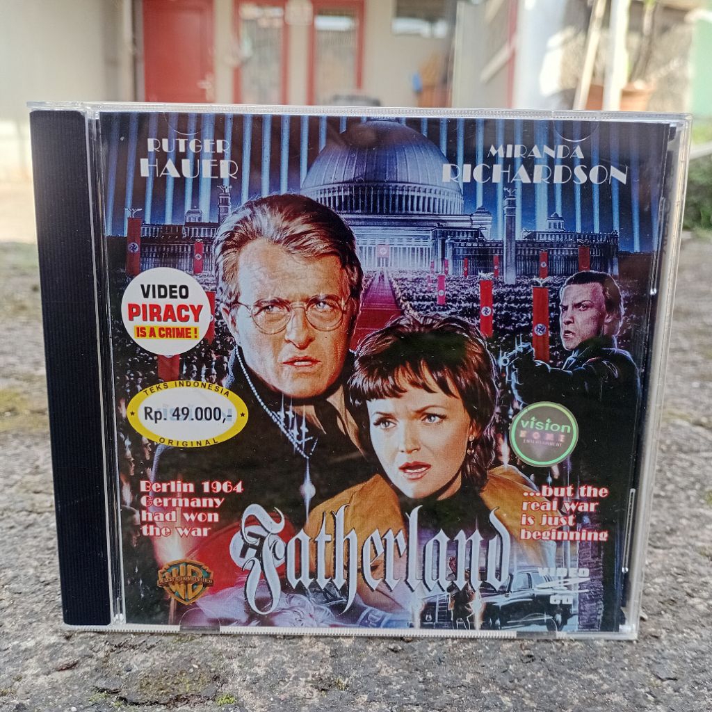 VCD Fatherland Rutger Hauer (1994) Teks Indonesia Original Warner Bros Pictures VideoCD