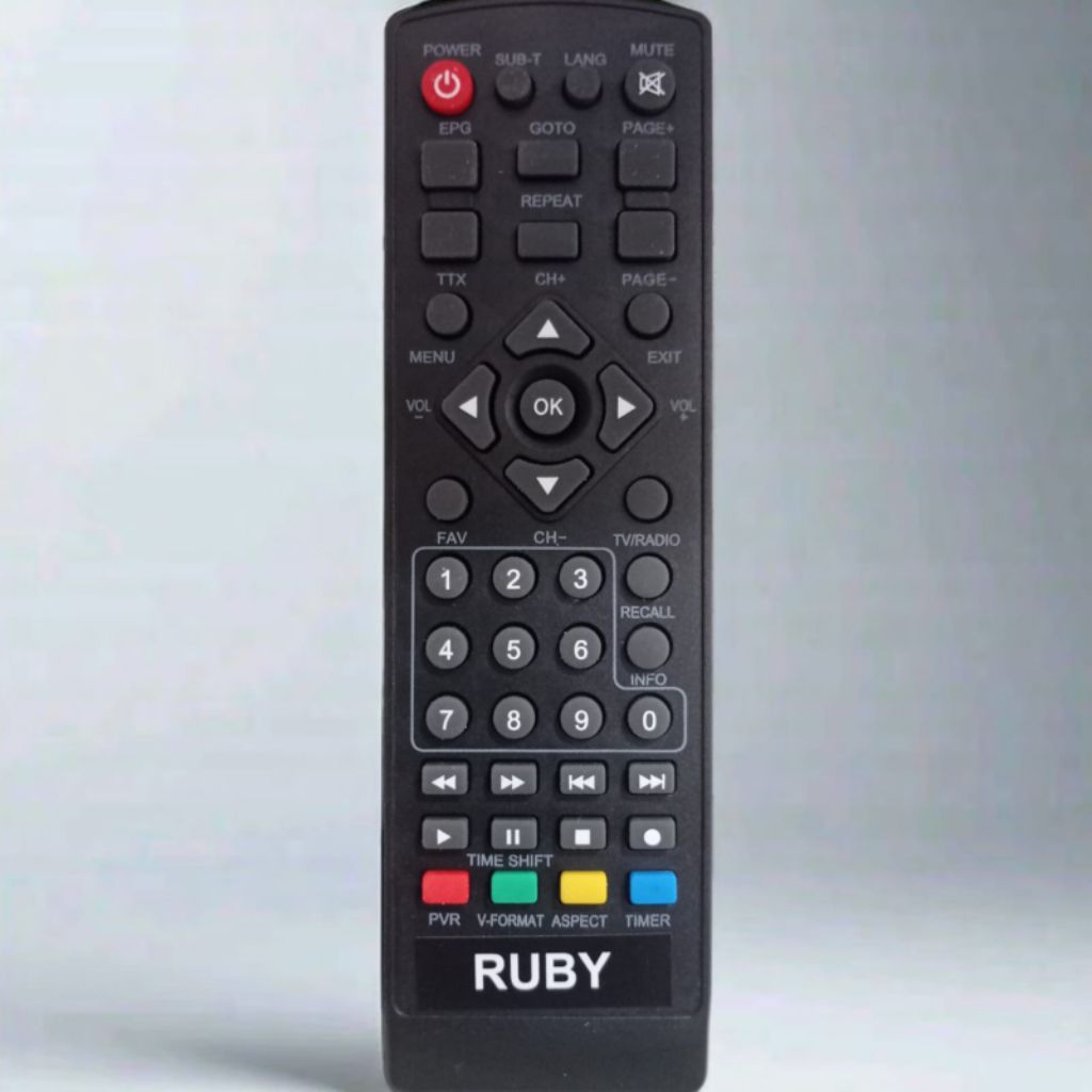 REMOT REMOTE STB DVB T2 RUBY REMOTE SET TOP BOX LANGSUNG BISA DIGUNAKAN